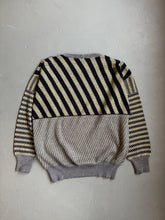 Load image into Gallery viewer, 1980s Giorgio Armani yellow black stripe jumper
