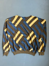 Load image into Gallery viewer, 1980s Giorgio Armani jersey sweater brown / yellow
