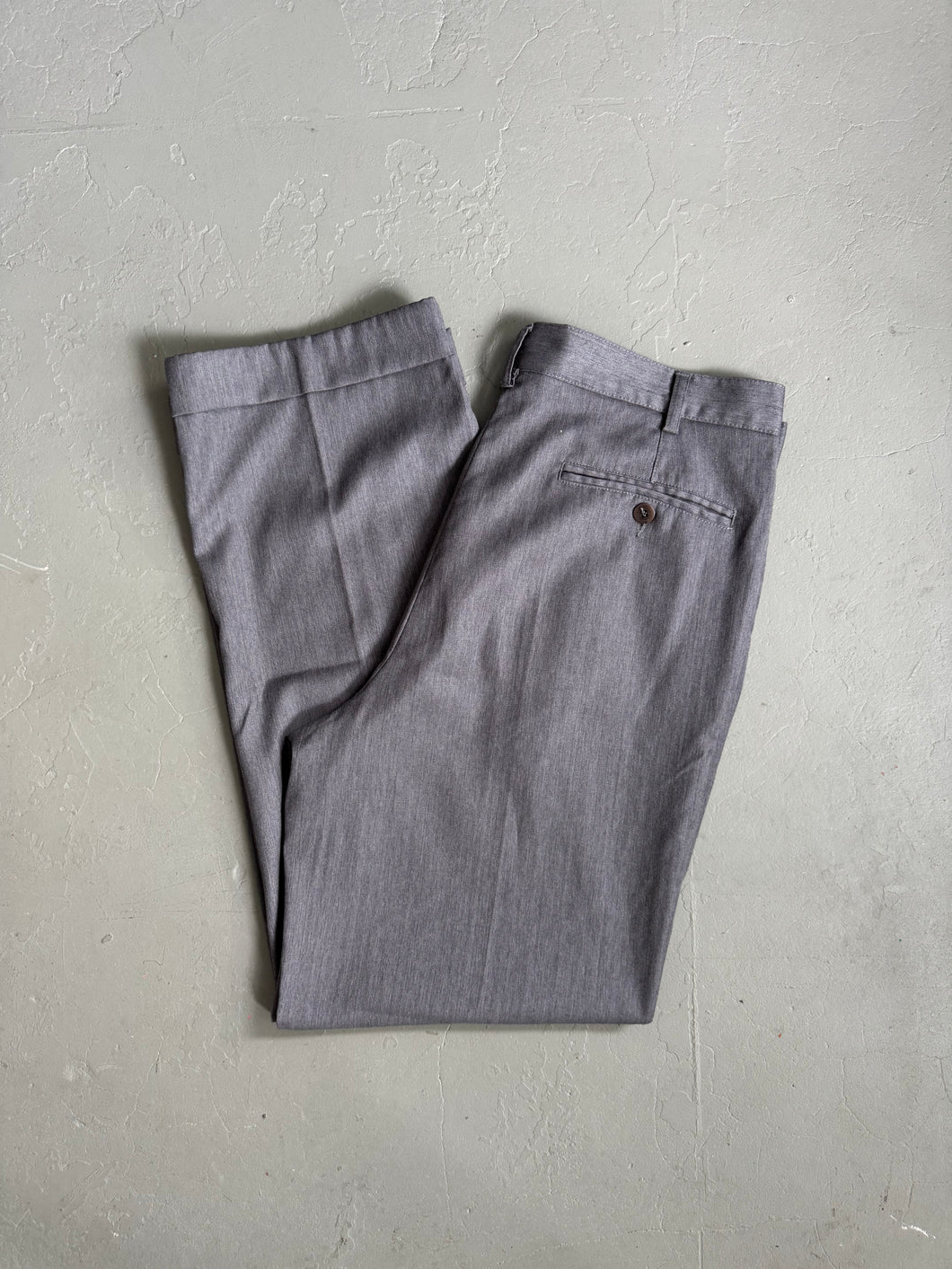 1990s Gianni Versace wool pants gray