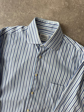Load image into Gallery viewer, 1990s Gianfranco Ferre shirt blue striped
