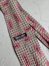 Load image into Gallery viewer, 1990s Giorgio Armani black label necktie red / green

