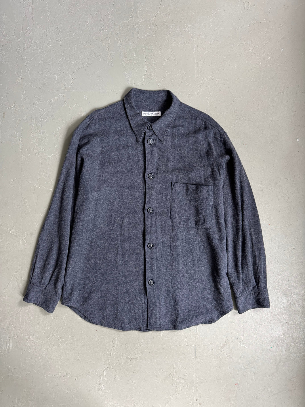 1990s Emporio Armani wool over shirt