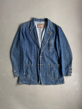 Load image into Gallery viewer, 1980s Aj denim blazer gold label
