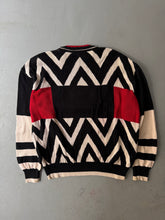Load image into Gallery viewer, 1990s Gianfranco Ferre jumper wool black / white / red
