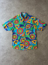 Load image into Gallery viewer, 1980s Valentino beachwear shirt multi color
