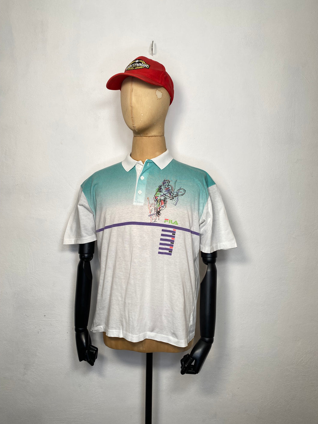 1980s Fila NY Tennis Polo