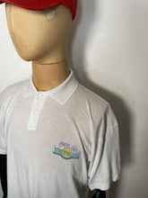 Load image into Gallery viewer, 1980s Fila white line Tennis Polo
