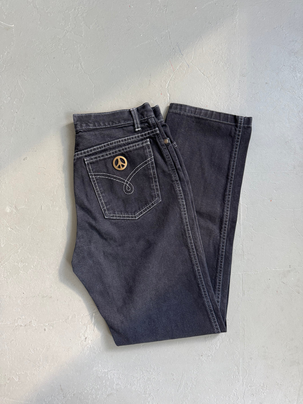1990s Moschino jeans black