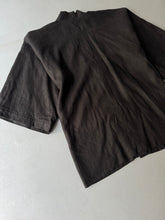 Load image into Gallery viewer, 1960s Hanten kimono black linen
