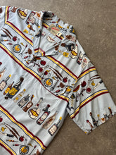 Load image into Gallery viewer, 1990s Chipie BBQ shirt light blue

