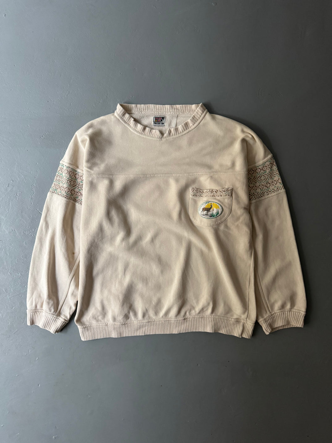 1980s Ton Sur Ton sweater dear crème