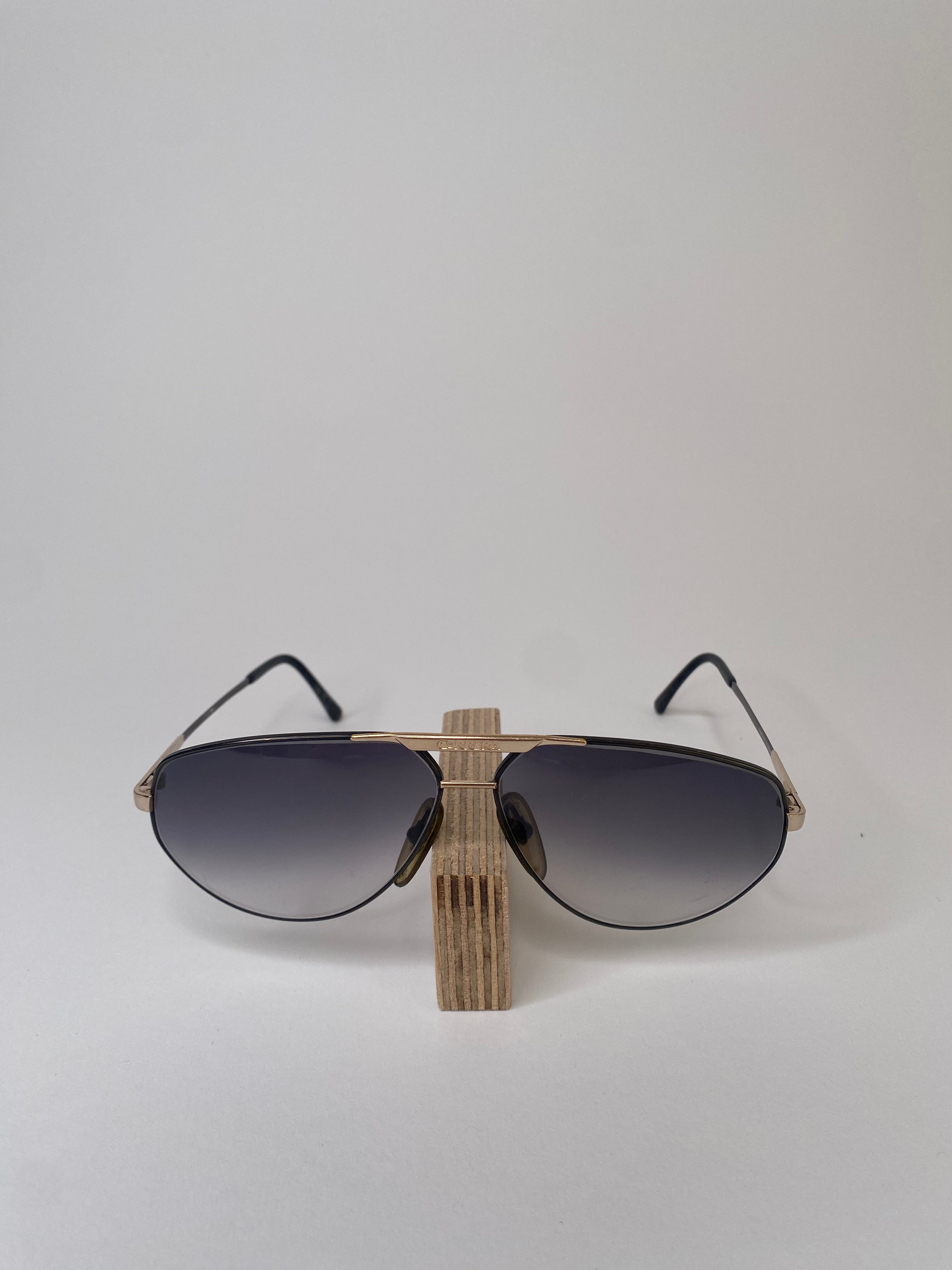 1980s Carrera sunglasses gold