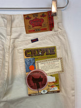 Load image into Gallery viewer, 1980s Chipie jeans off white NOS
