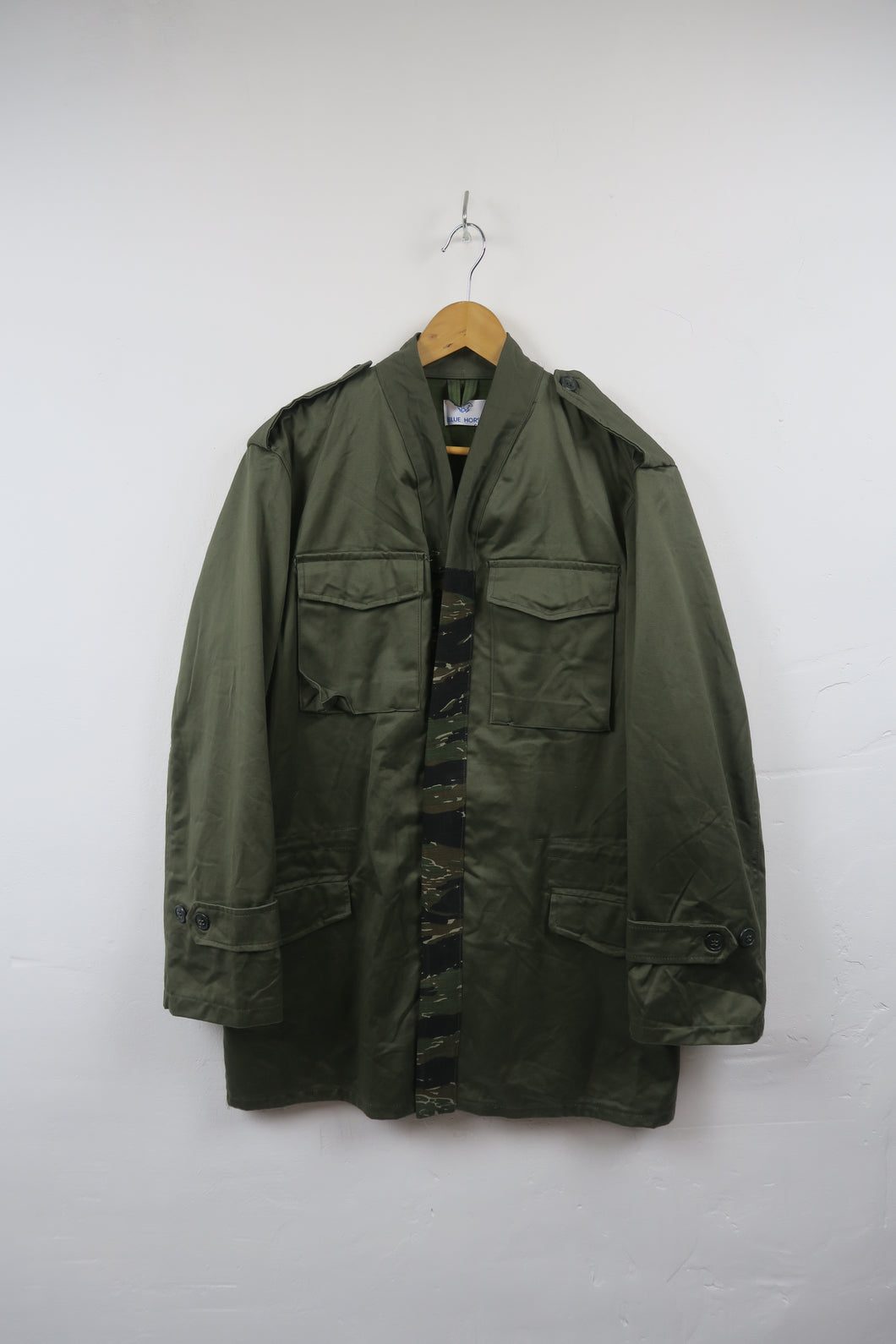 1970s Greek Army Jacket Kimono