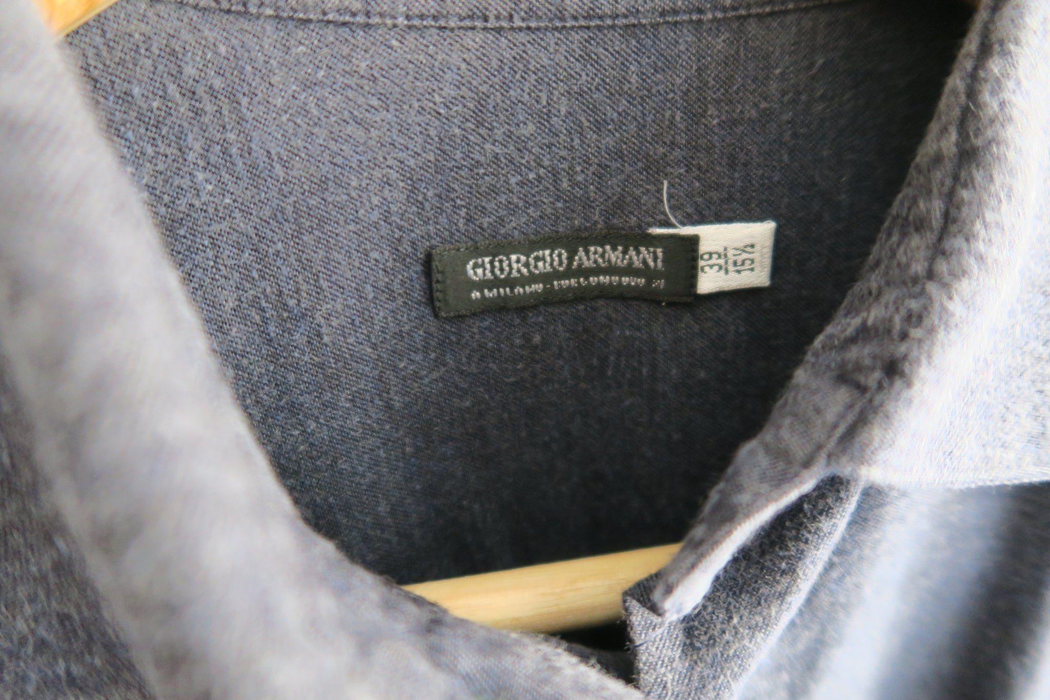 Armani black clearance label