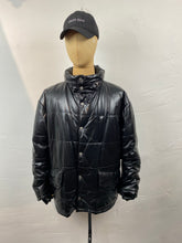 Load image into Gallery viewer, 1990s AJ puff leather jacket
