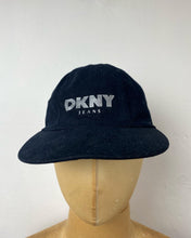 Load image into Gallery viewer, 1980s DKNY cap dark navy
