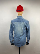 Load image into Gallery viewer, 1990s AJ stone wash denim shirt
