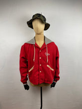 Load image into Gallery viewer, 1990s Chipie Varsity jacket red
