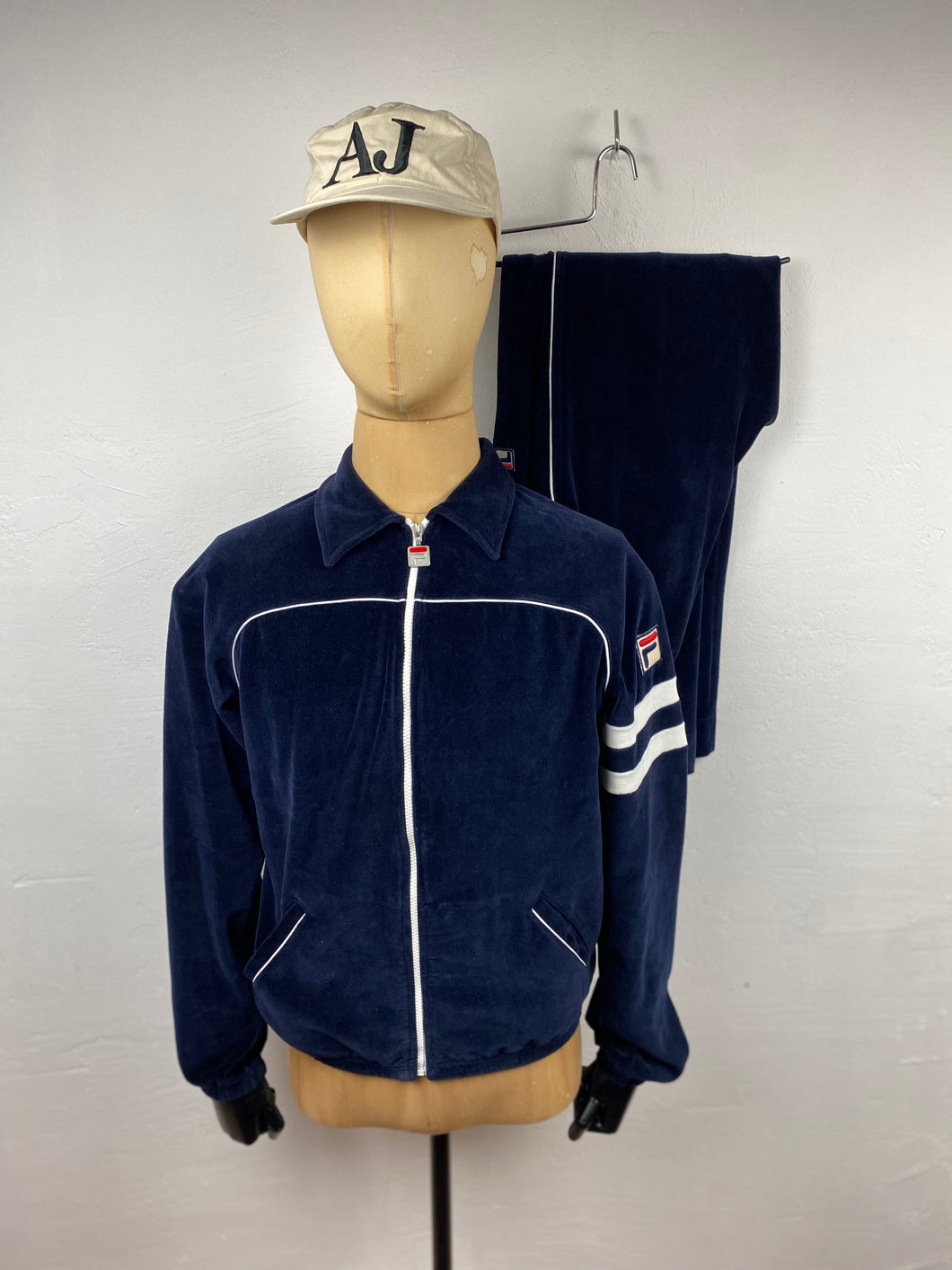 1970s Fila velour tracksuit Bluehorse.clothing