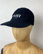 Load image into Gallery viewer, 1980s DKNY cap dark navy
