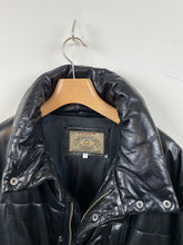 Load image into Gallery viewer, 1990s AJ puff leather jacket
