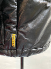 Load image into Gallery viewer, 1990s AJ puff leather jacket
