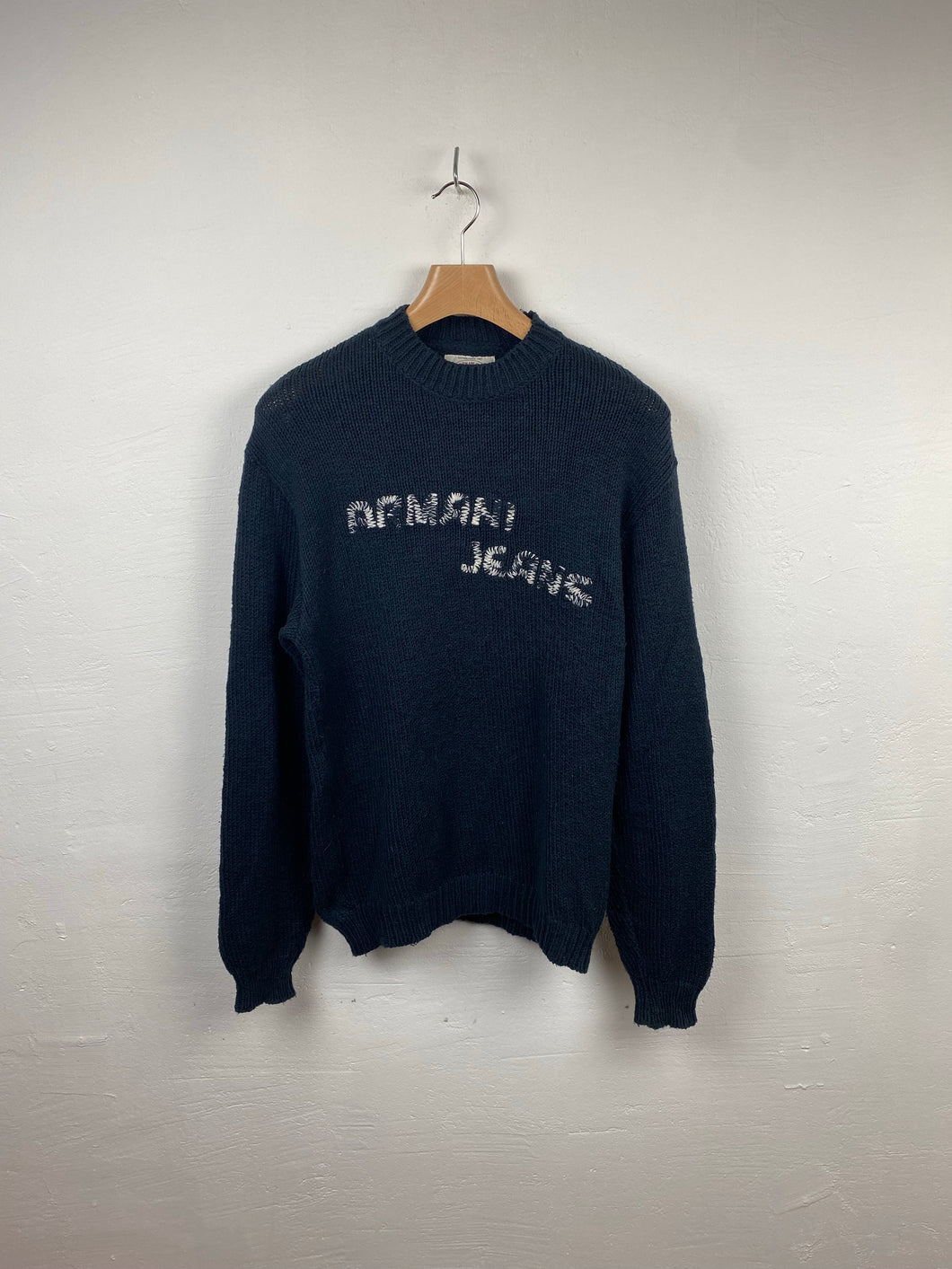 1990s Armani Jeans jumper blue