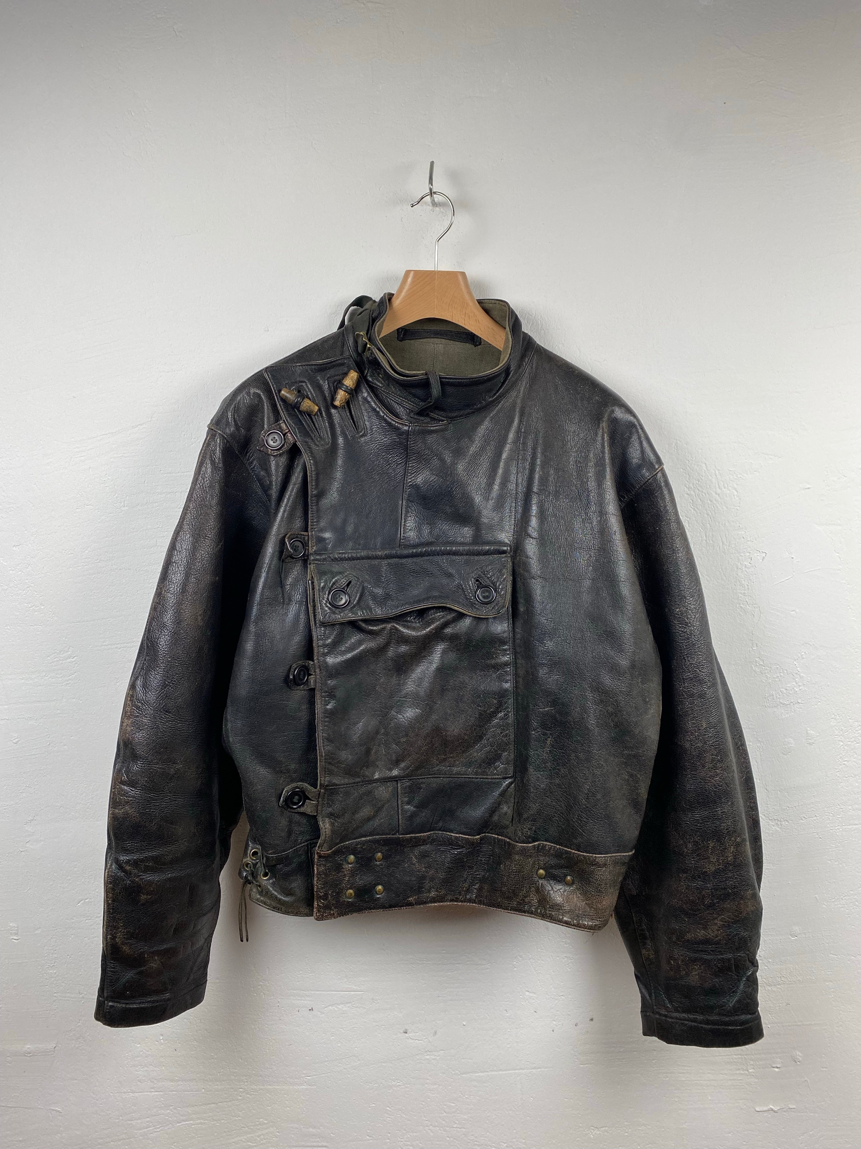 1950s Swedish motorcycle leather jacket