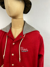 Load image into Gallery viewer, 1990s Chipie Varsity jacket red
