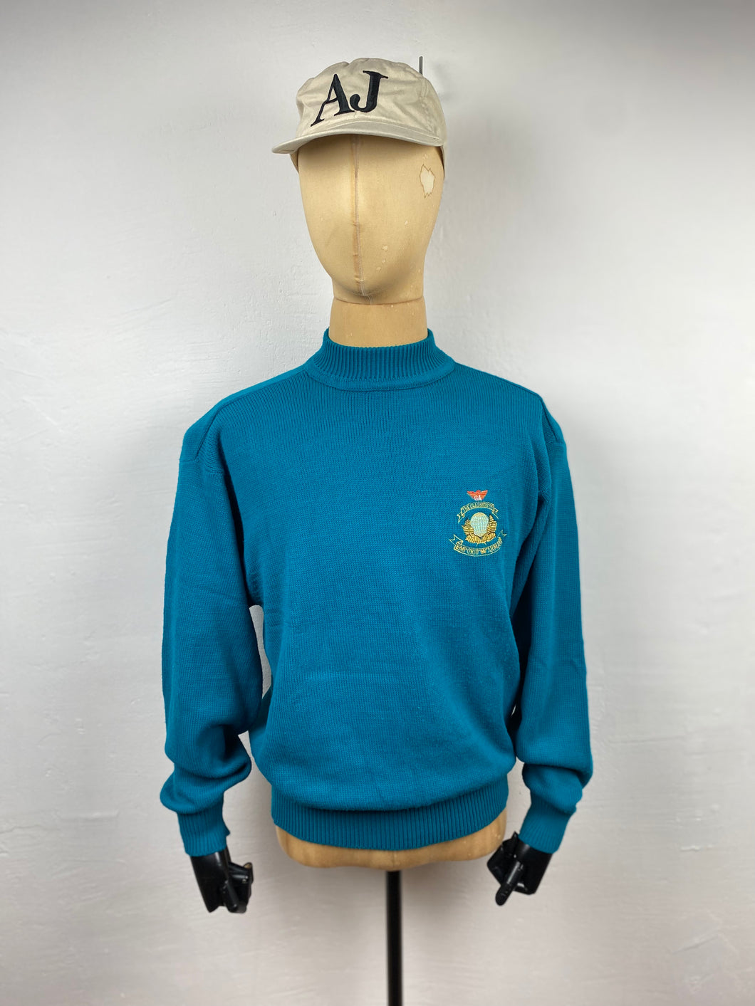 1980s GA jumper mint green