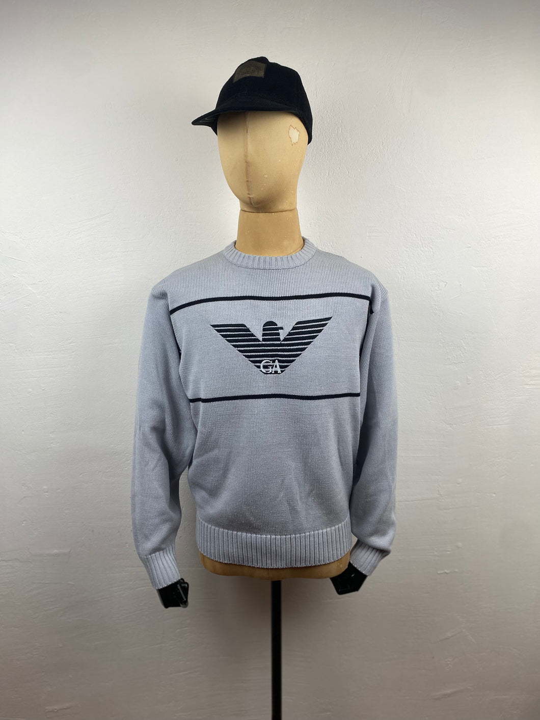 1980s Giorgio Armani jumper gray