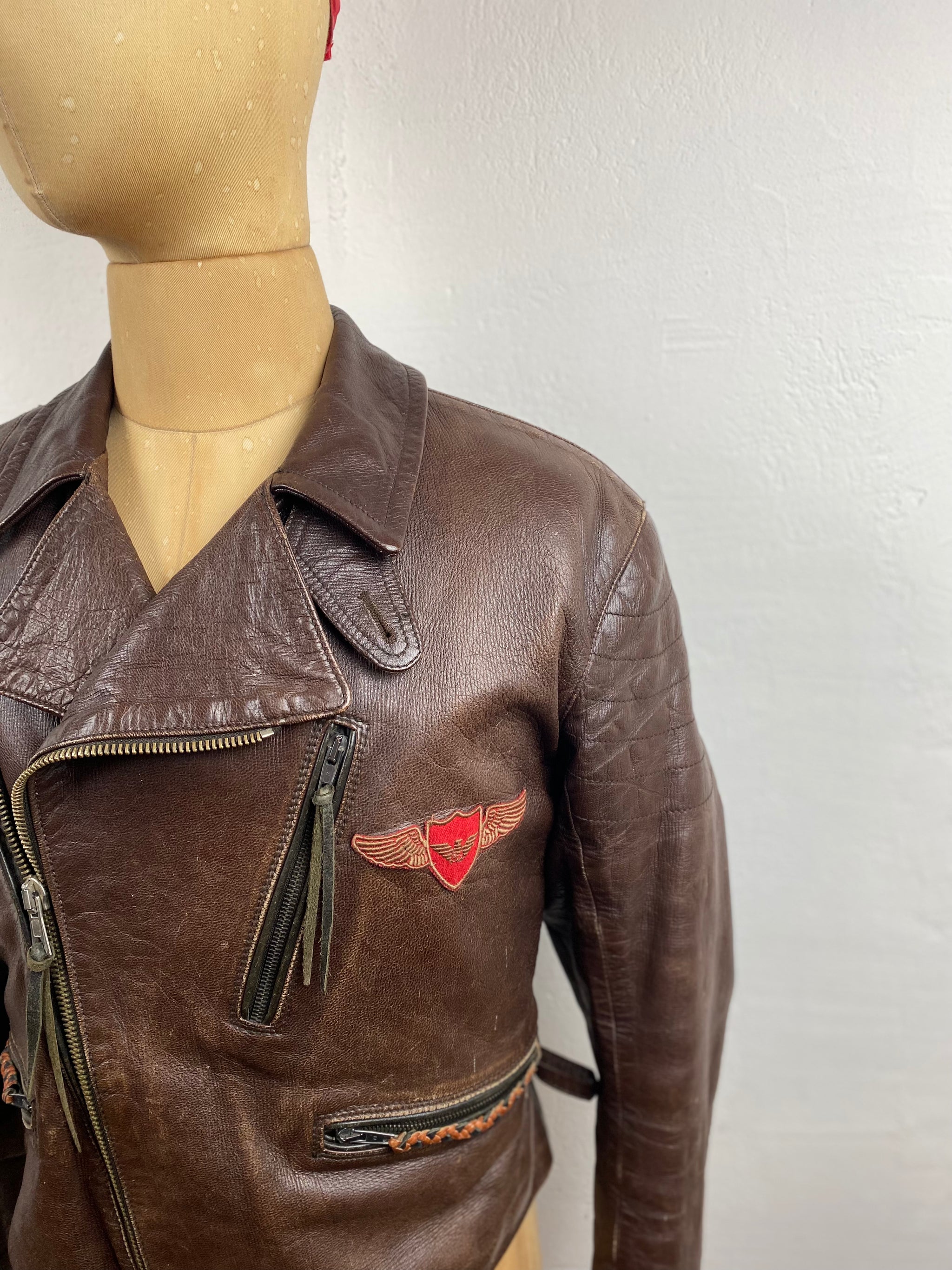 1980s Emporio Armani flight leather jacket – Bluehorse.clothing