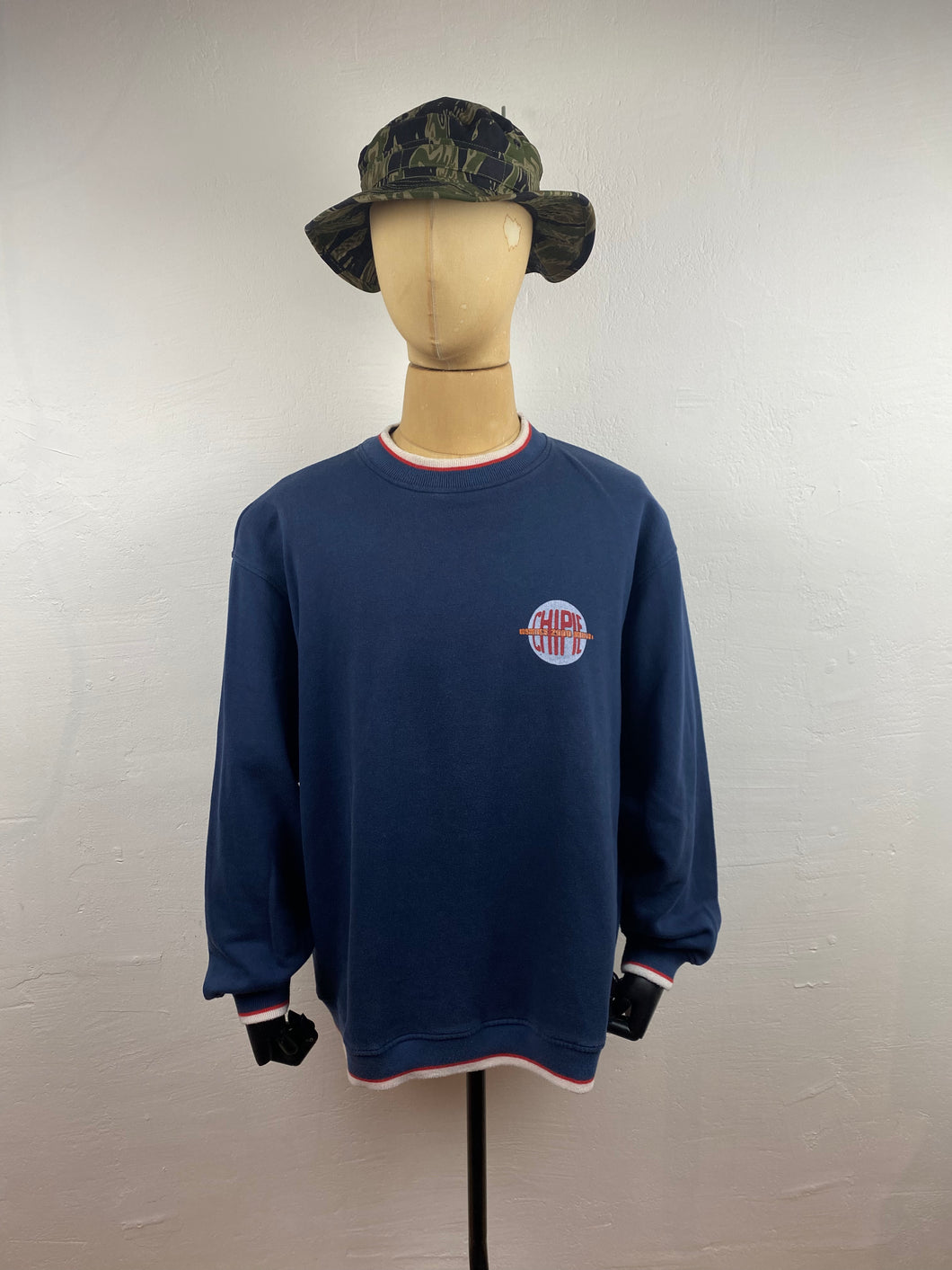 1990s Chipie sweater Blue