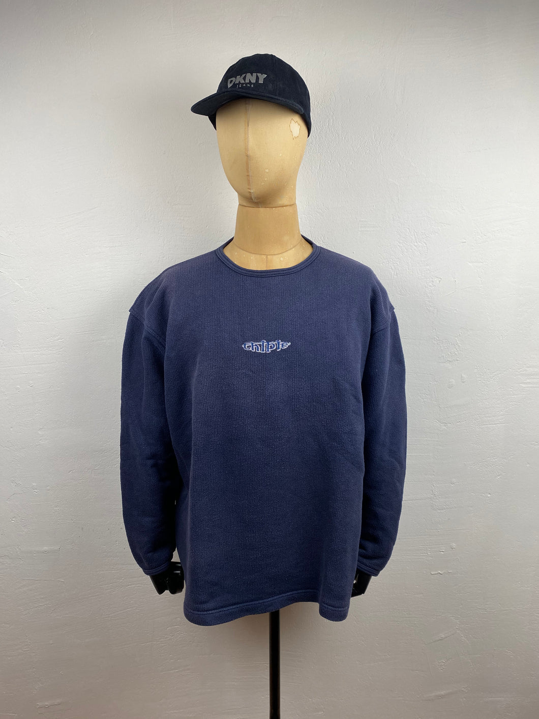 1990s Chipie sweater deep blue