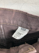 Load image into Gallery viewer, 1990s Levi’s 555 made in USA brown
