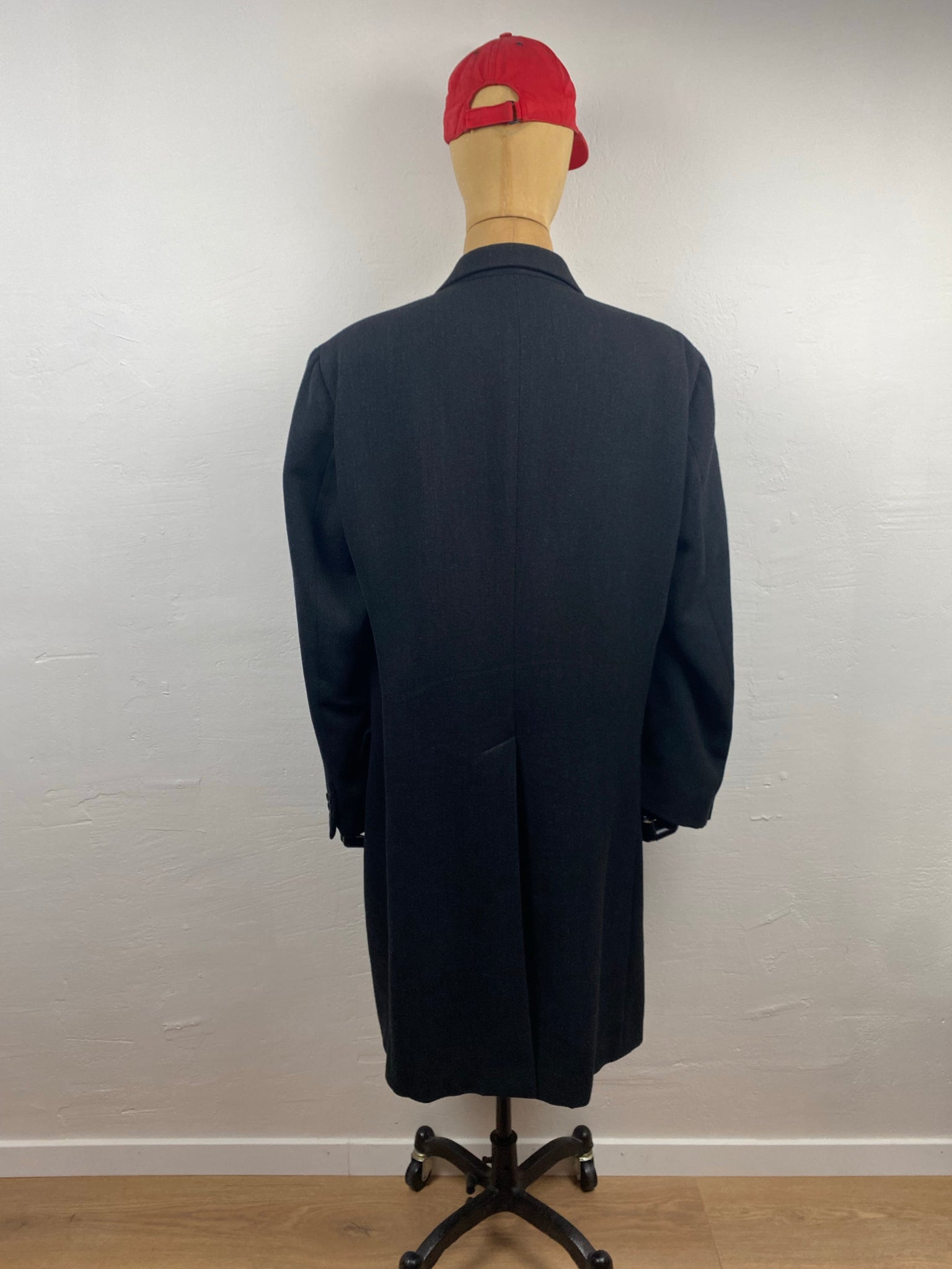 1990s Giorgio Armani Le Collezioni coat black Bluehorse.clothing