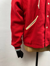 Load image into Gallery viewer, 1990s Chipie Varsity jacket red
