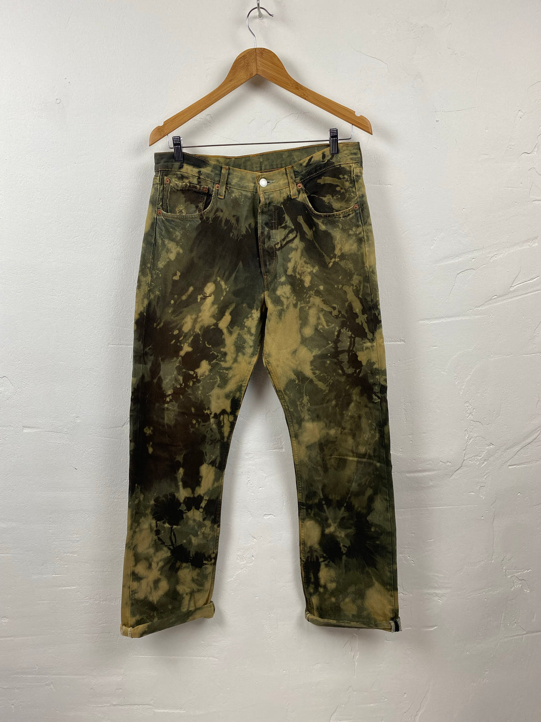 1990s Levis 501 bleached