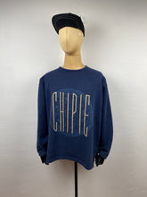 Load image into Gallery viewer, 1980s Chipie blue magic sweater
