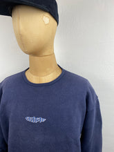 Load image into Gallery viewer, 1990s Chipie sweater deep blue
