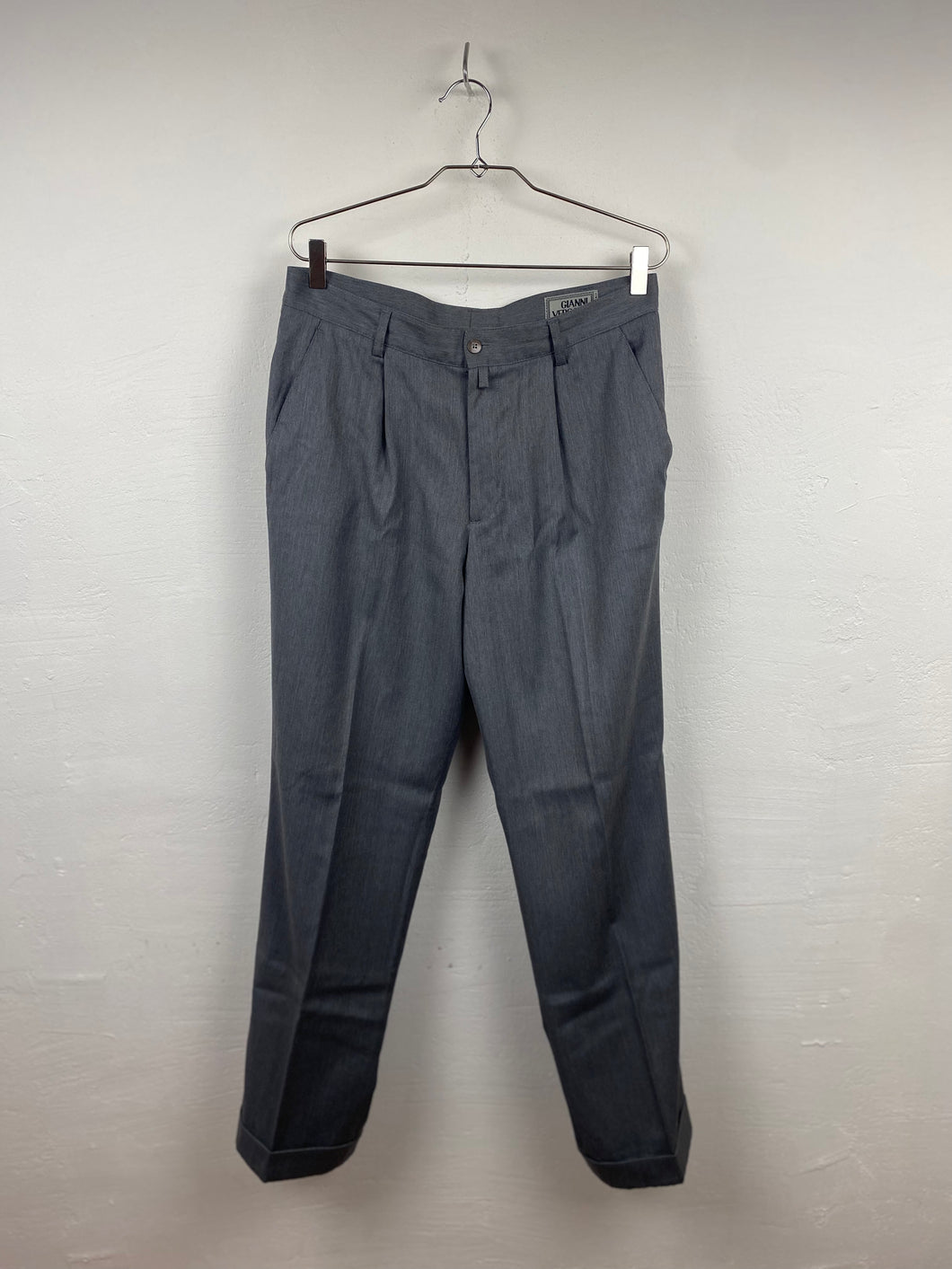 1990s Gianni Versace pants gray