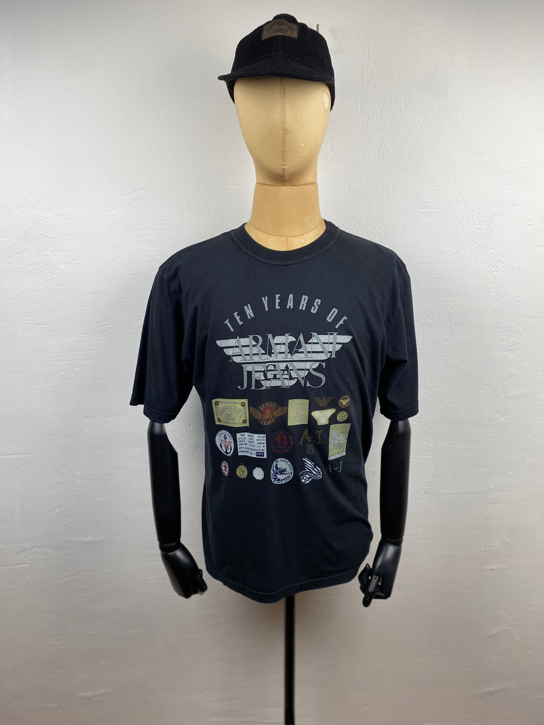 1989 Armani jeans T-Shirt black