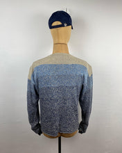 Load image into Gallery viewer, 1994 Aj blue gradient V neck jumper
