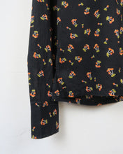 Load image into Gallery viewer, 1970s mushroom shirt black
