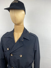 Load image into Gallery viewer, 1990s Boneville Trenchcoat Blue
