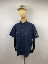 Load image into Gallery viewer, 1980s Aj denim shirt summer blue
