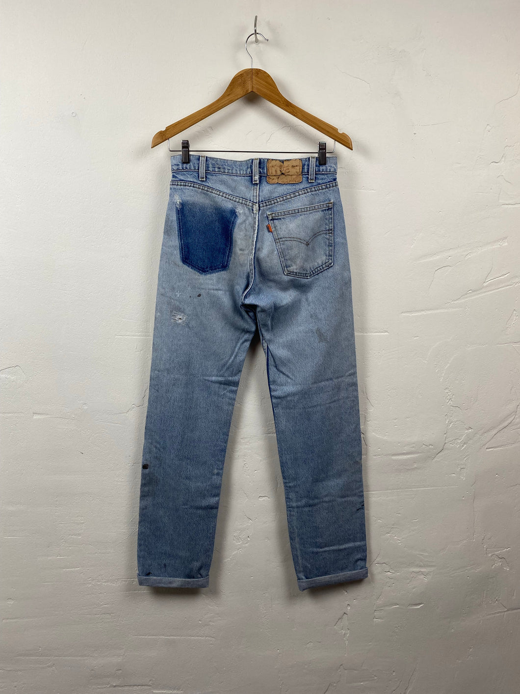 1970s Levis 504 yellow tab