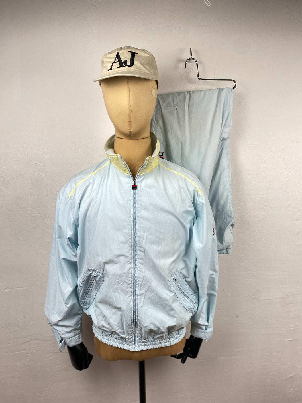 1980s Fila tracksuit light blue