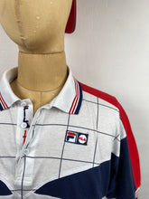 Load image into Gallery viewer, 1980s Fila Polo white blue red
